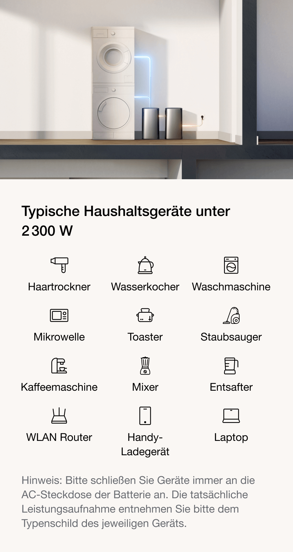 Mehr Auswahl bei der Ausgangsleistung