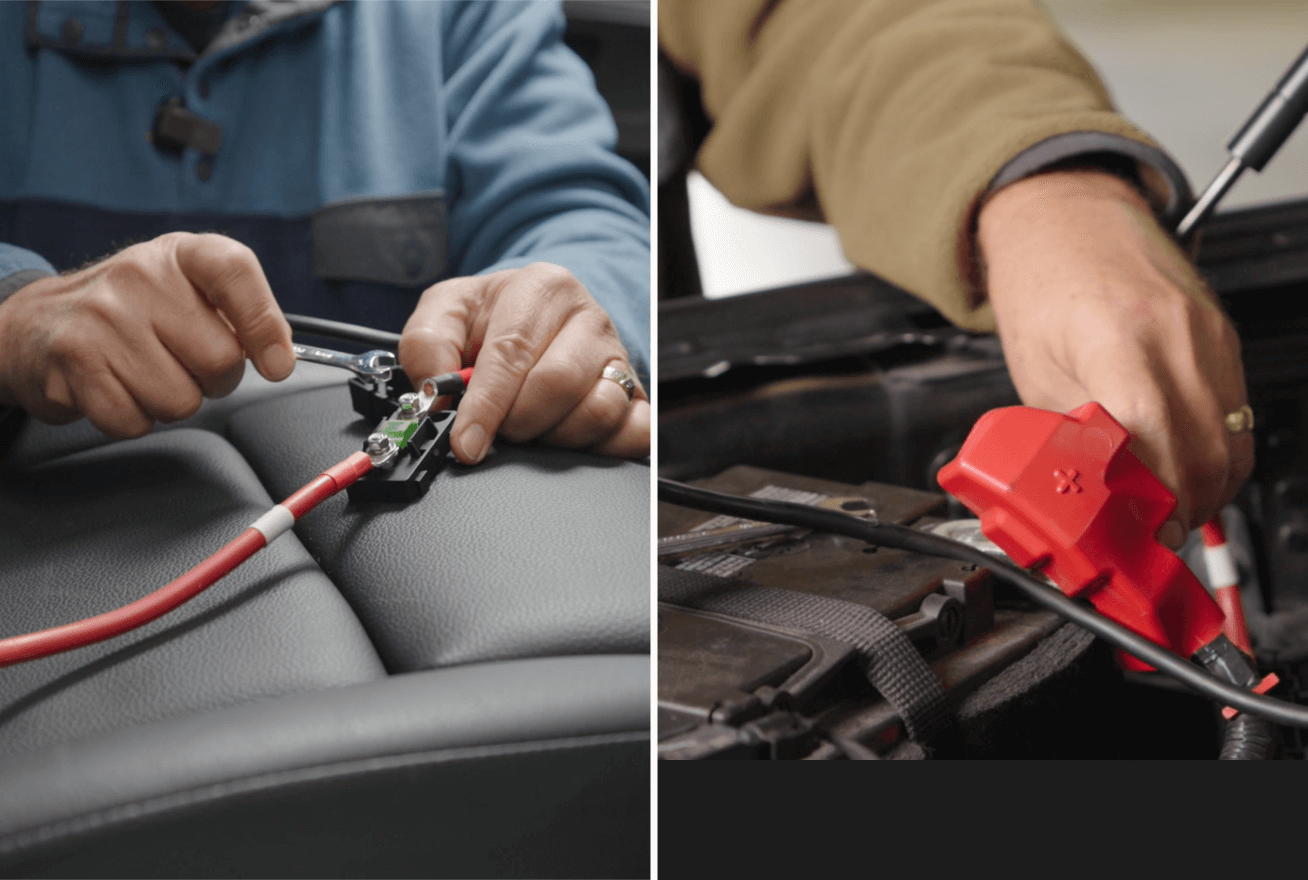 Saubere, einfache Installation ohne Rückstände