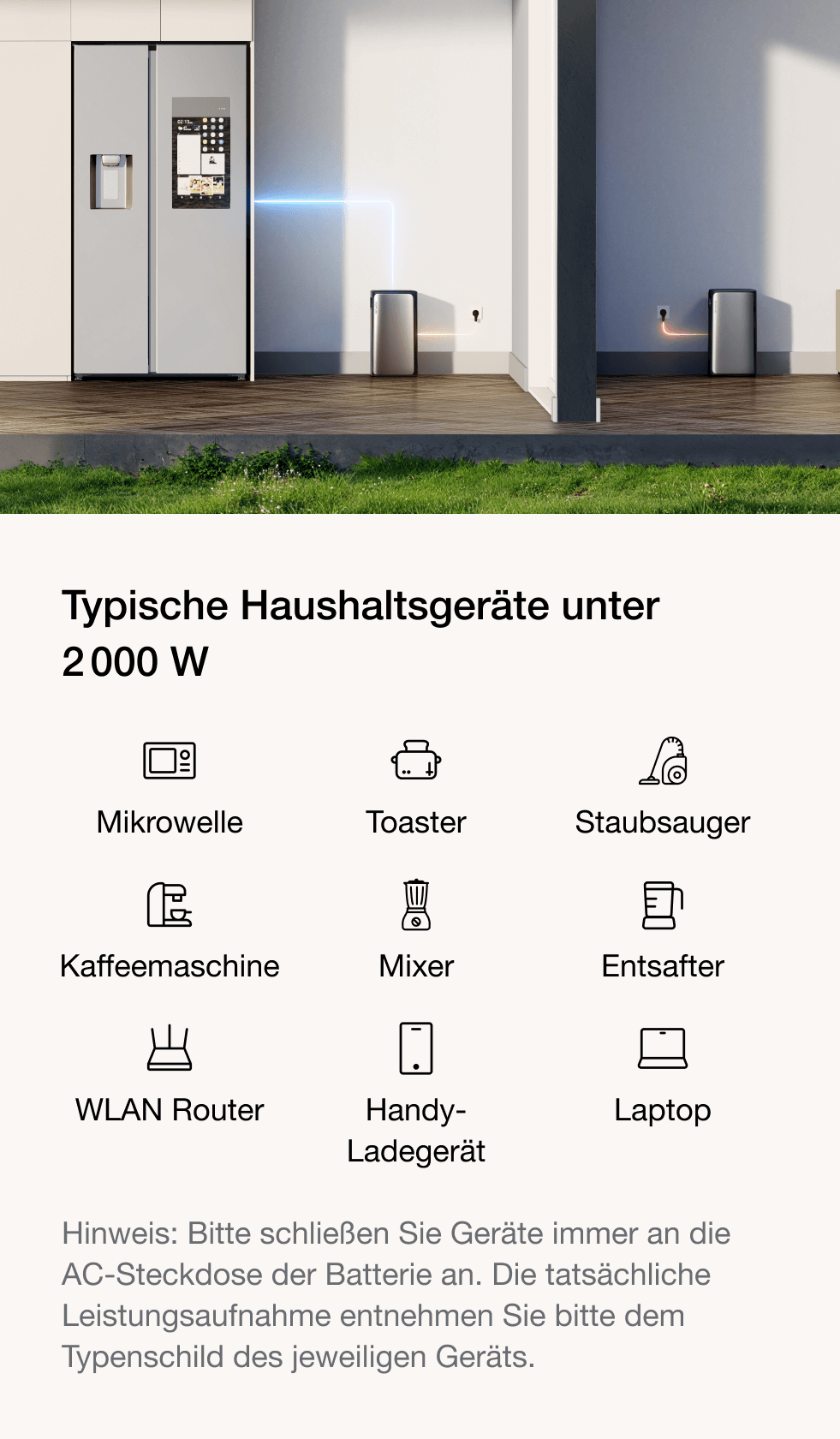 Mehr Auswahl bei der Ausgangsleistung