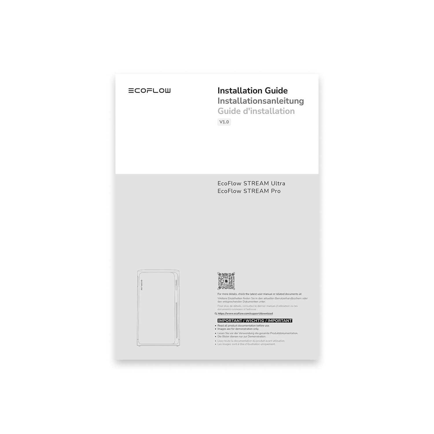 Installationsanleitung × 1