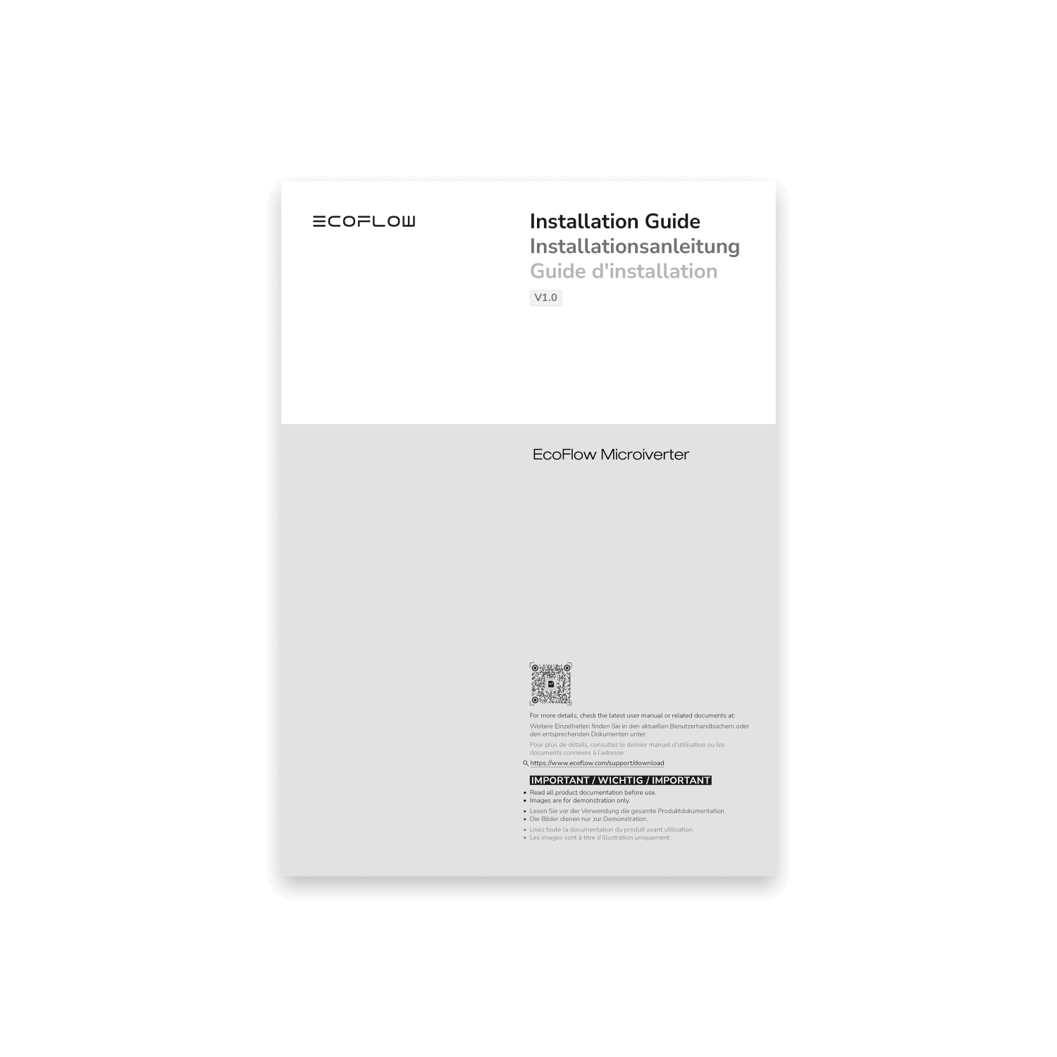 Installationsanleitung × 1