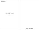 Benutzerhandbuch und Garantiekarte