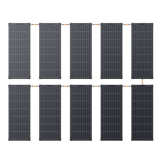 EcoFlow 130W RVMax Starres Solarpanel