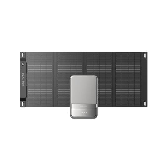 EcoFlow 28 W Tragbares Solarpanel 28 W Tragbares Solarpanel + RAPID 5 000 mAh