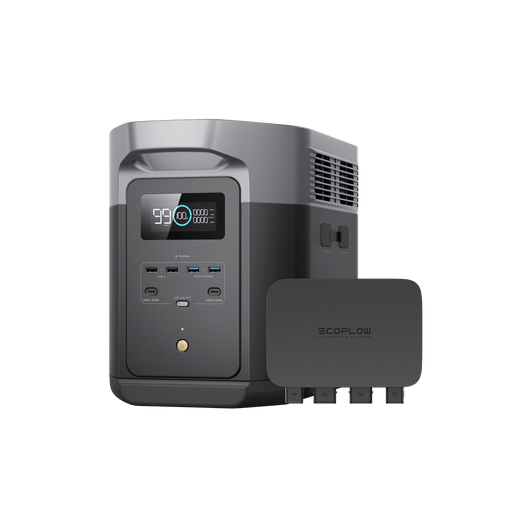 EcoFlow Batterieladegerät 800 W Batterieladegerät + DELTA 2 Max