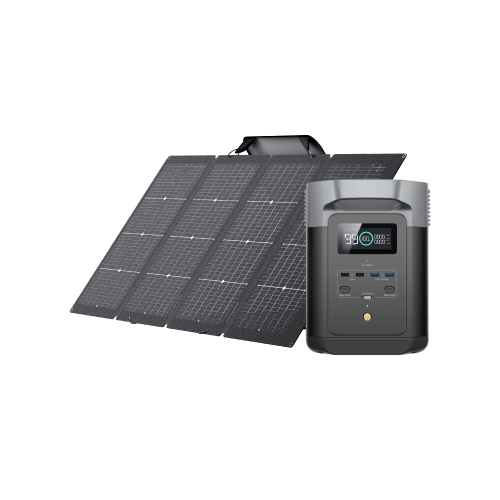 EcoFlow DELTA 2 DELTA 2 + 220W Tragbares Solarpanel