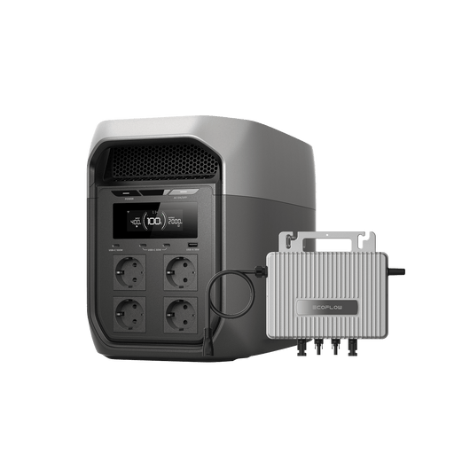 EcoFlow DELTA 3 Max Serie (2 048 Wh) Tragbare Powerstation DELTA 3 Max (2 048 Wh) / 0 % MwSt. (Nur Deutschland) STREAM Mikro-Wechselrichter