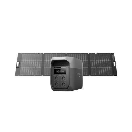 EcoFlow DELTA 3 Max Serie Tragbare Powerstation DELTA 3 Max / NextGen 220 W Tragbares Bifaziales Solarpanel