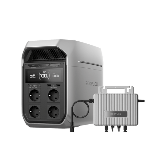 EcoFlow DELTA 3 Serie Tragbare Powerstation 0 % MwSt. (Nur Deutschland) DELTA 3 Plus + STREAM Mikro-Wechselrichter / Kein Zubehör