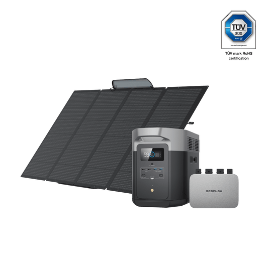 EcoFlow DELTA Max Solargenerator (Tragbarer PV400W)