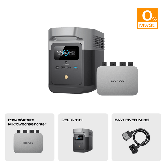 EcoFlow DELTA mini Tragbare Powerstation (Generalüberholt)