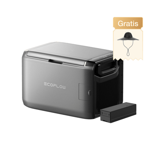 EcoFlow GLACIER Classic Tragbare Kühl-Gefrierbox 55 L / GLACIER Plug-In-Batterie