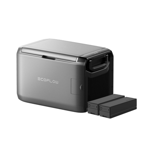 EcoFlow GLACIER Classic Tragbare Kühl-Gefrierbox 55 L / 2 x GLACIER Plug-In-Batterie