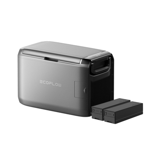 EcoFlow GLACIER Classic Tragbare Kühl-Gefrierbox 45 L / 2 x GLACIER Plug-In-Batterie