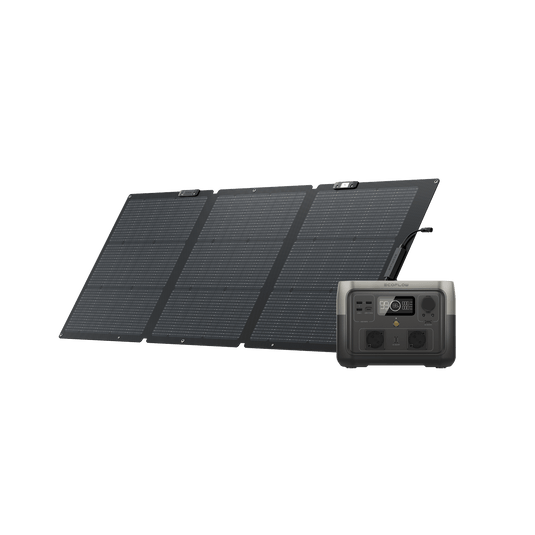 EcoFlow RIVER 2 Max RIVER 2 Max + 160W Tragbares Solarpanel