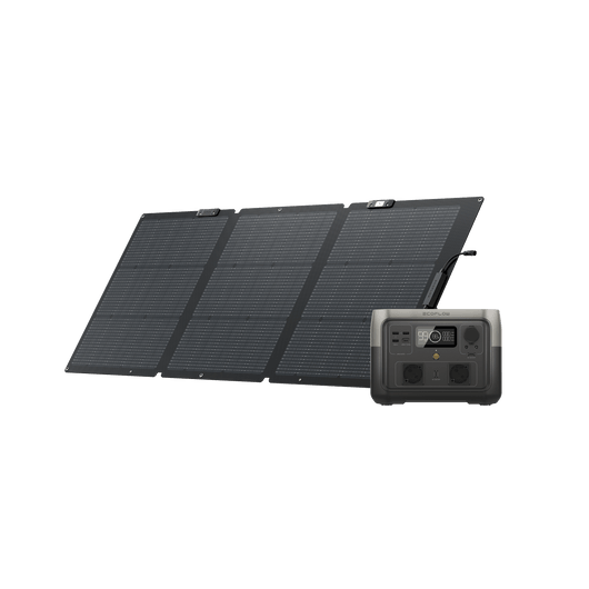 EcoFlow RIVER 2 Max Tragbare Powerstation (Generalüberholt) RIVER 2 Max (Generalüberholt) + 160W Solar Panel (Generalüberholt) (Mitgliederpreis)
