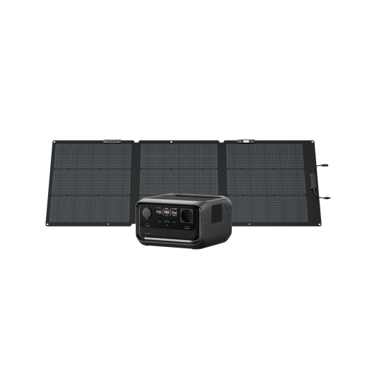 EcoFlow RIVER 3 Plus Solargenerator RIVER 3 Plus / 160 W Tragbares Solarpanel