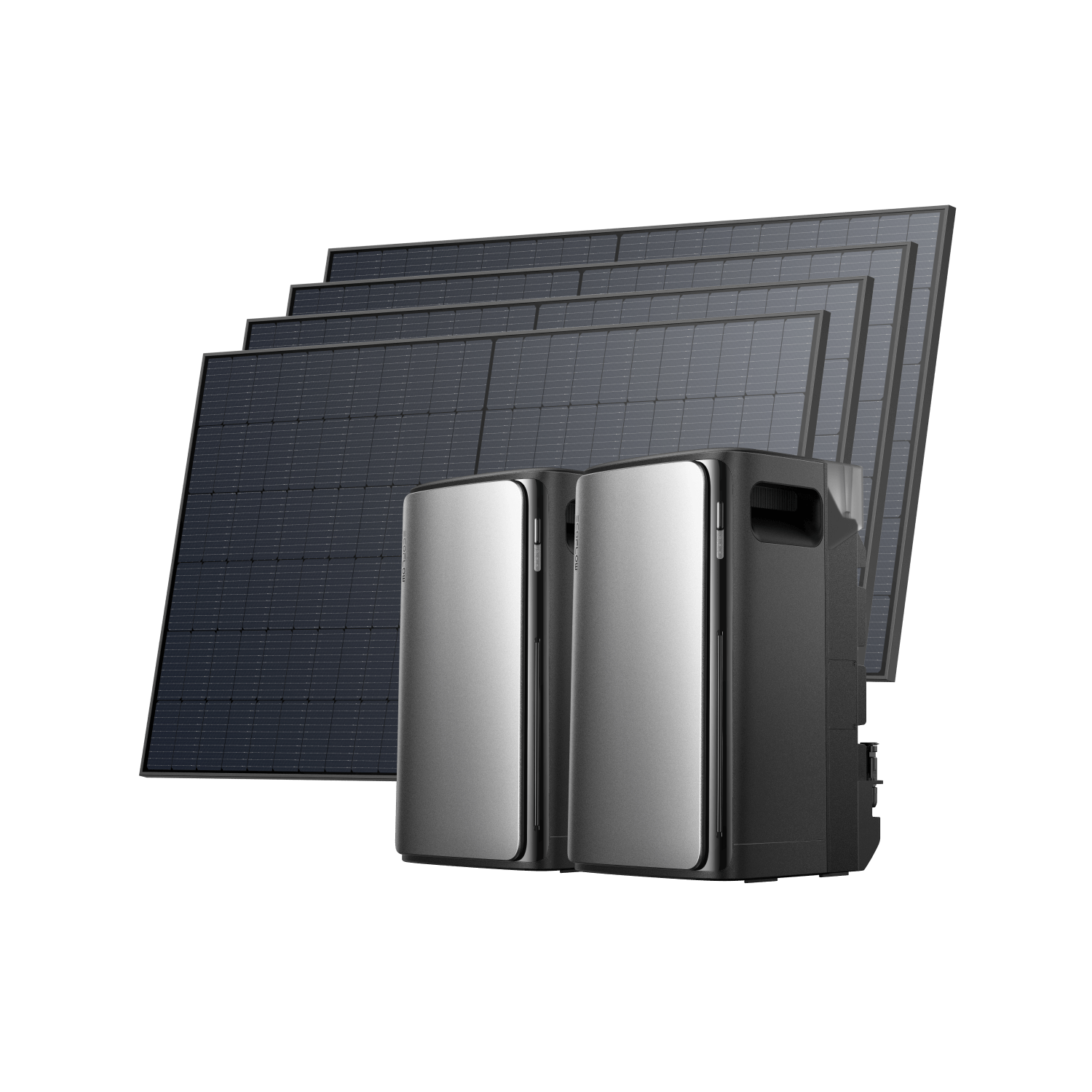 EcoFlow STREAM Ultra/Pro STREAM Ultra (0 % MwSt. – nur in Deutschland) / STREAM AC Pro + 4 × 520 W Starres Solarpanel