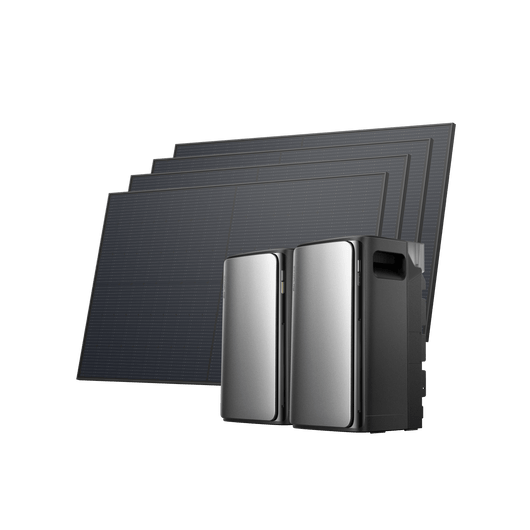 EcoFlow STREAM Ultra/Pro/Max STREAM Ultra (0 % MwSt. – nur in Deutschland) / STREAM AC + 4 × 520 W Starres Solarpanel (mit 1 × GRATIS STREAM Parallelkabel)