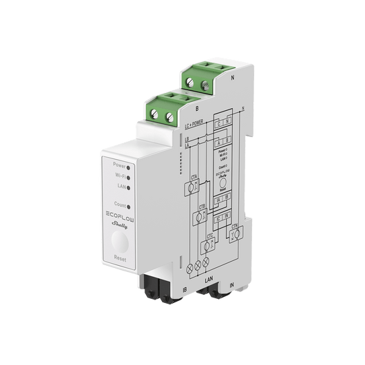 EcoFlow x Shelly Smart Meter - Shelly Pro 3EM EcoFlow × Shelly Smart Meter / 0 % MwSt. Nur Deutschland