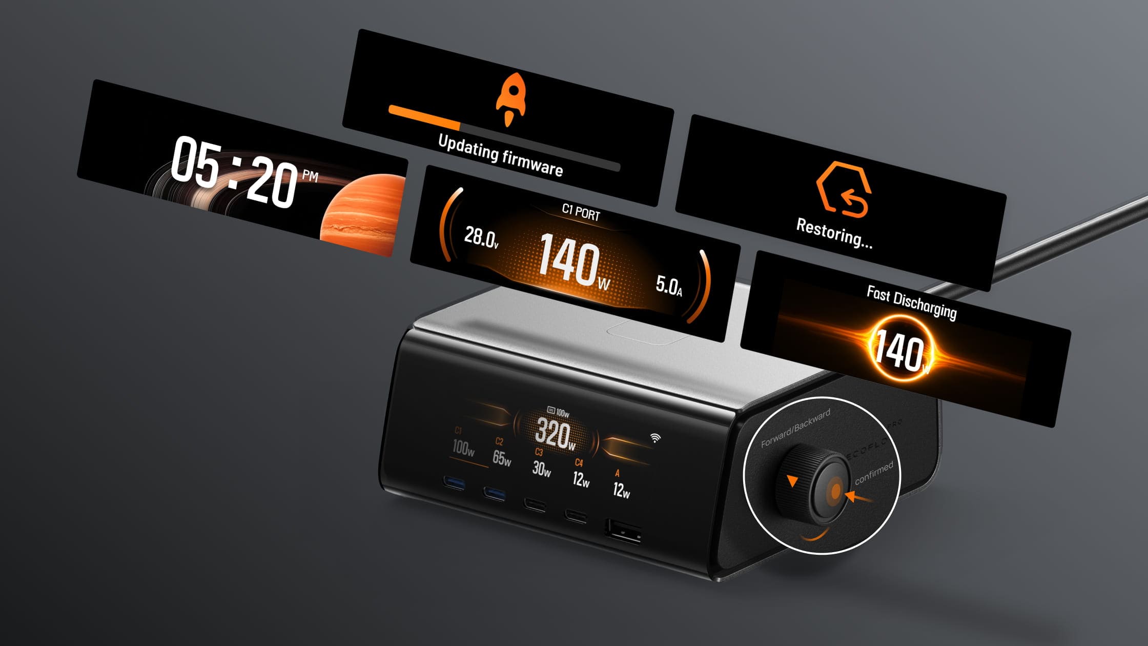 In-App Power Management und Anpassung
