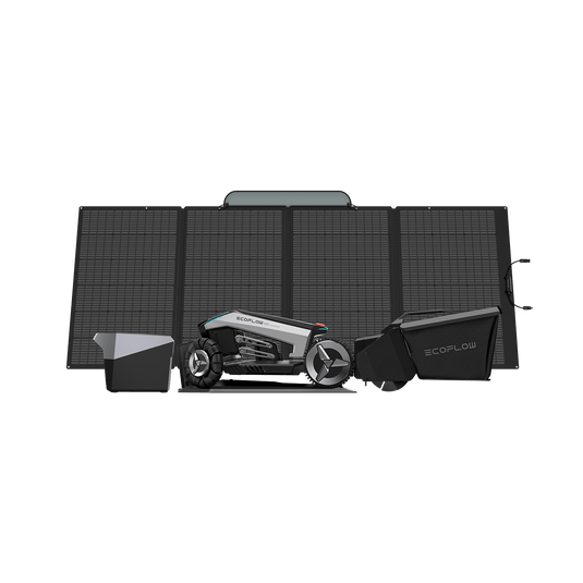 EcoFlow BLADE Mähroboter BLADE + Lawn Sweeper Kit + Smart Extra Battery + 400W Soalr Panel