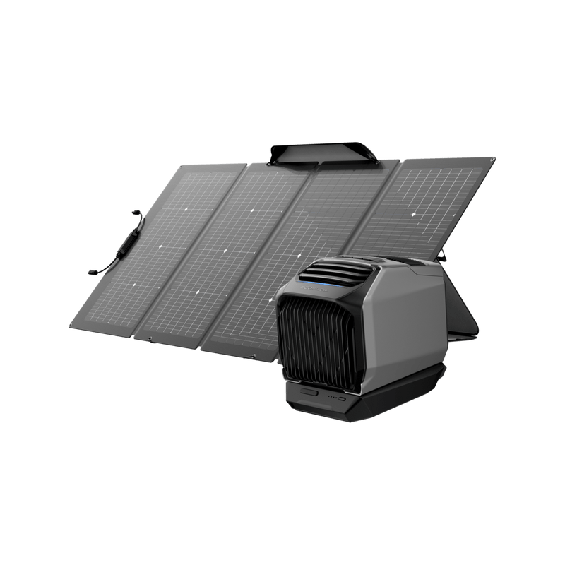 Laden Sie das Bild in Galerie -Viewer, {EcoFlow WAVE 2 Portable Air Conditioner WAVE 2 + Add-on battery + 220W Bifacial Solar Panel
