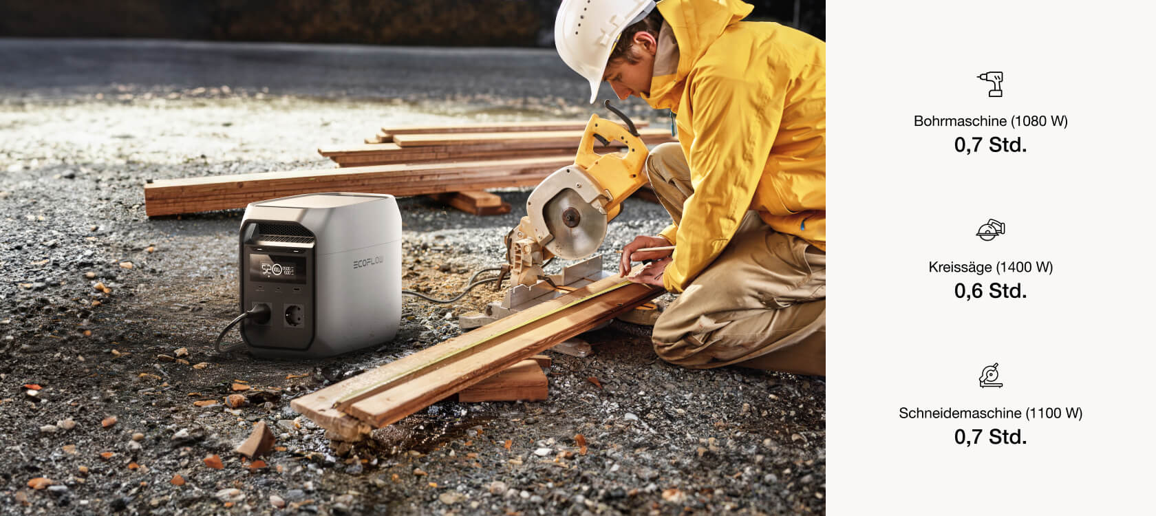 Heimwerken im Freien