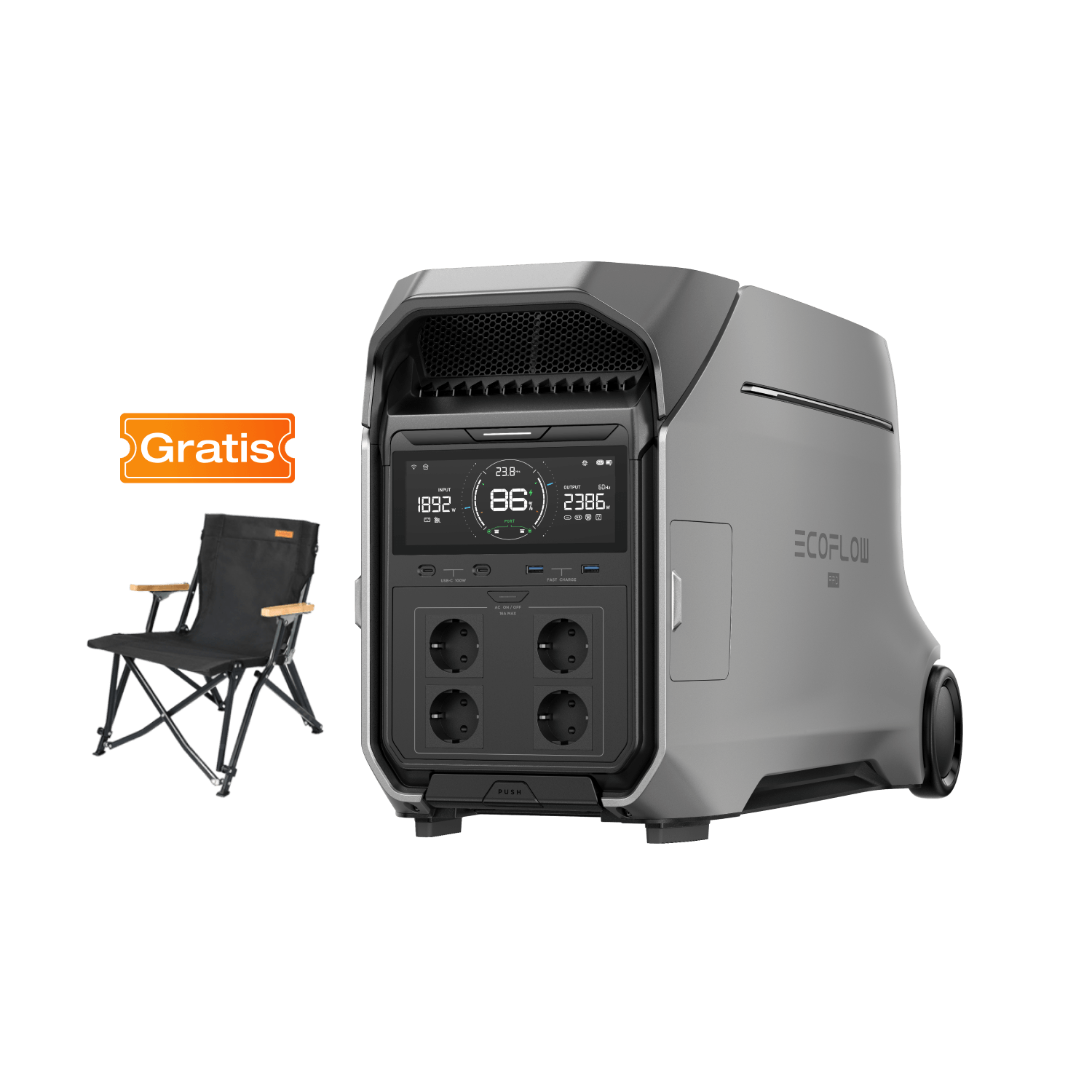 EcoFlow DELTA Pro 3 Tragbare Powerstation