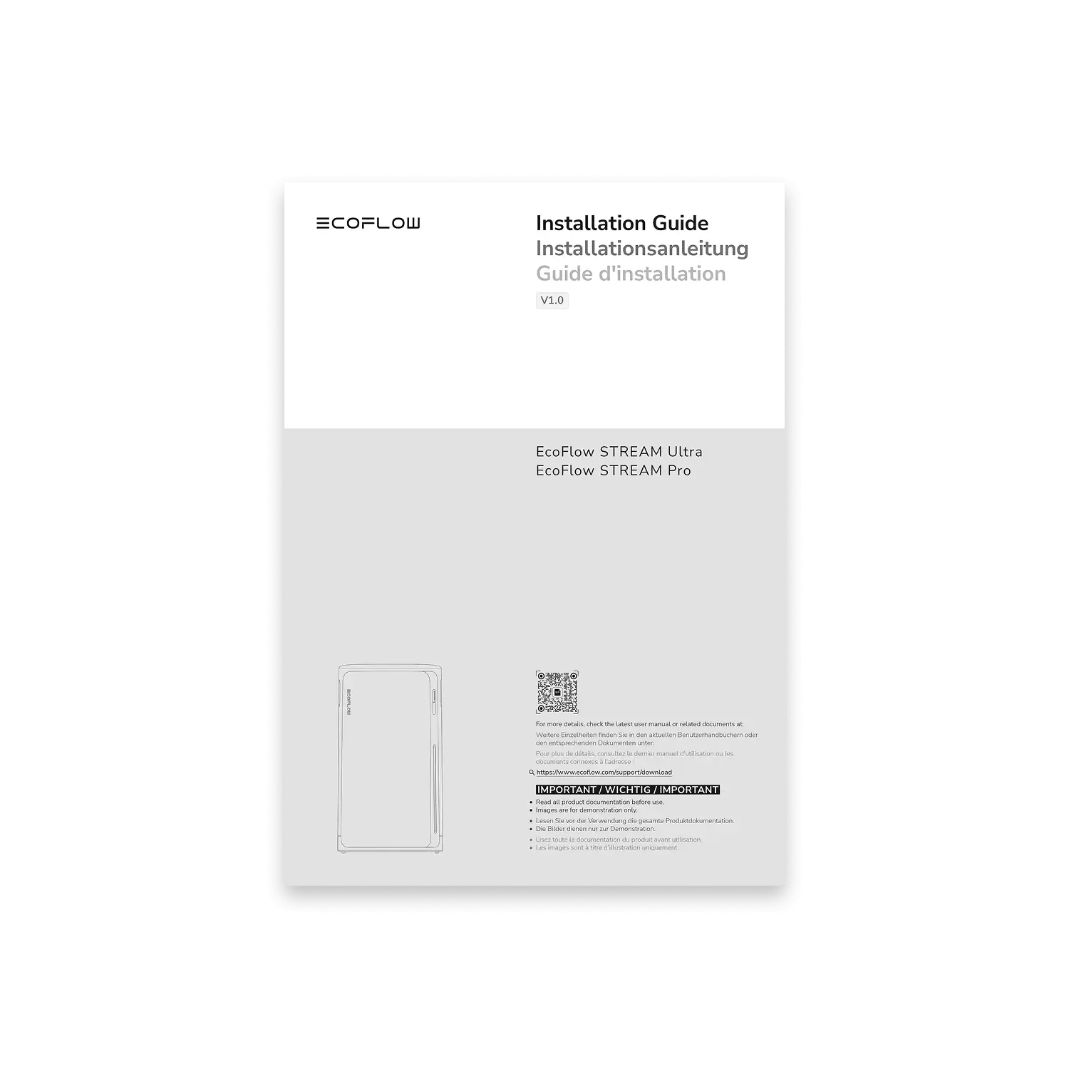 Installationsanleitung × 1