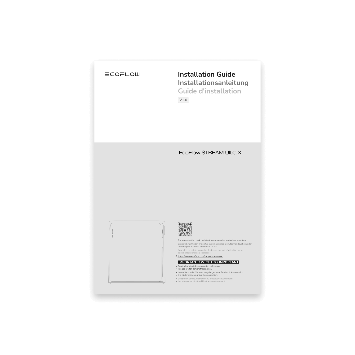 Installationsanleitung × 1