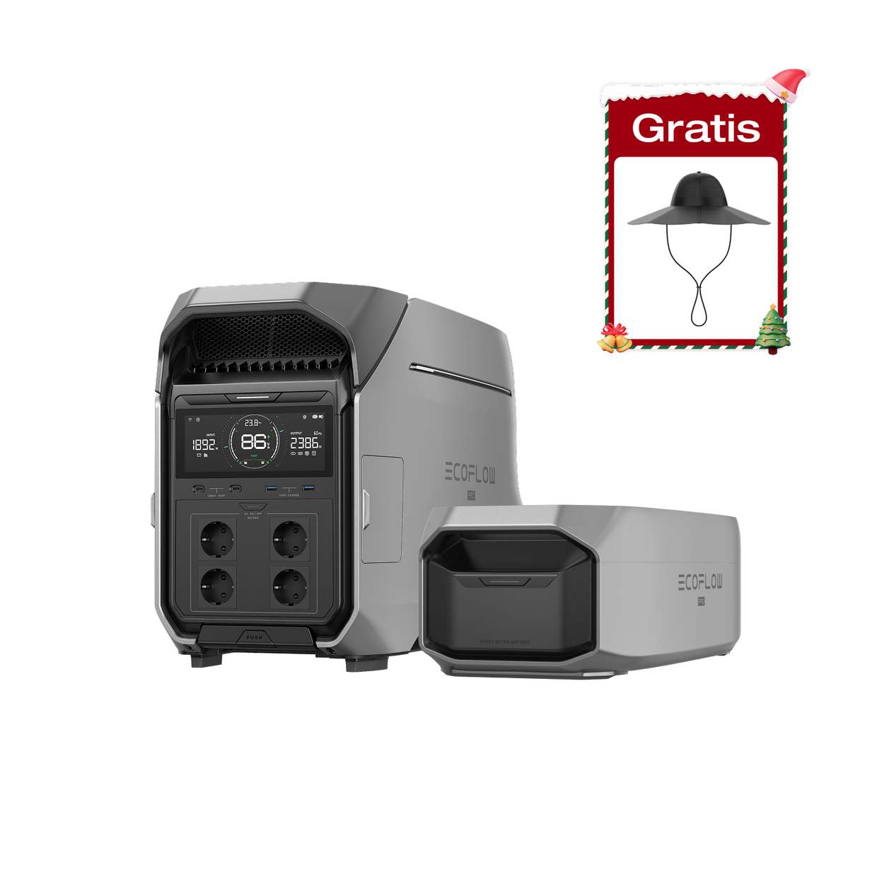 EcoFlow DELTA Pro 3 Tragbare Powerstation