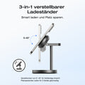 Laden Sie das Bild in Galerie -Viewer, {EcoFlow RAPID Mag Qi2 Wireless Charging Stand (3-in-1)
