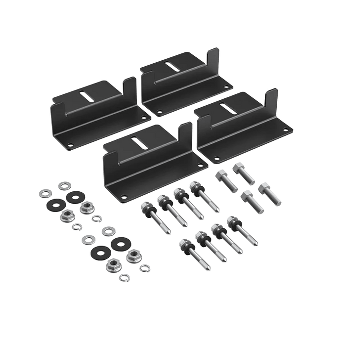 4x Starre Solarmodul-Montagefüße