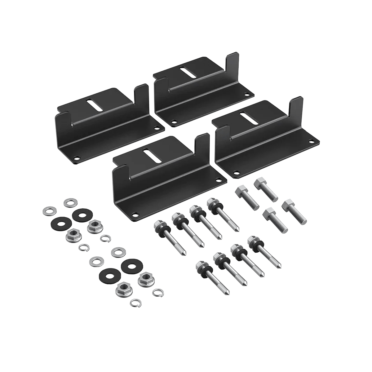 4x Starre Solarmodul-Montagefüße