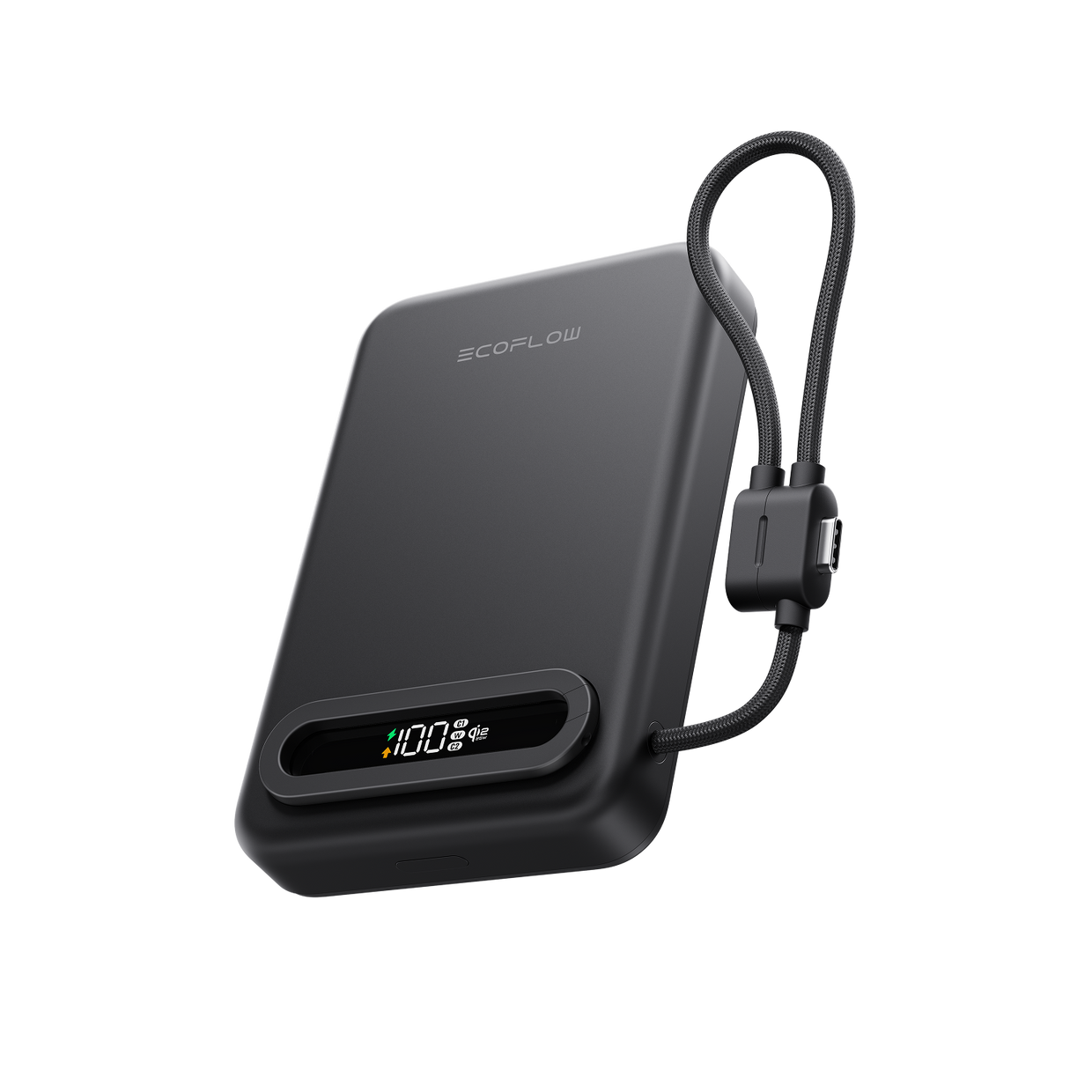EcoFlow RAPID Mag Qi2.2 Powerbank (10.000 mAh, 25 W, integriertes USB-C Kabel)