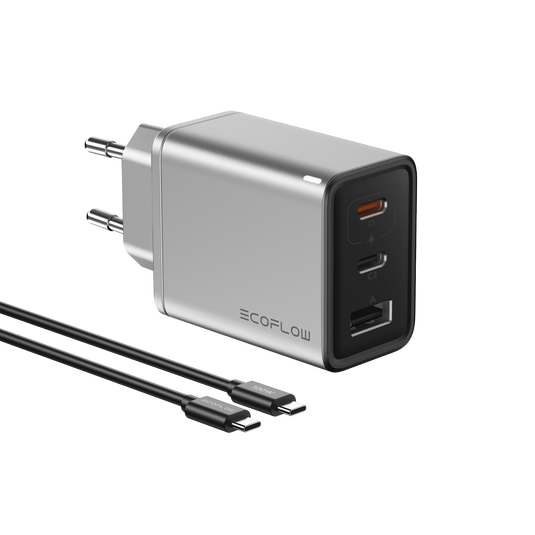 EcoFlow RAPID 65 W GaN Ladegerät mit 100 W Kabel