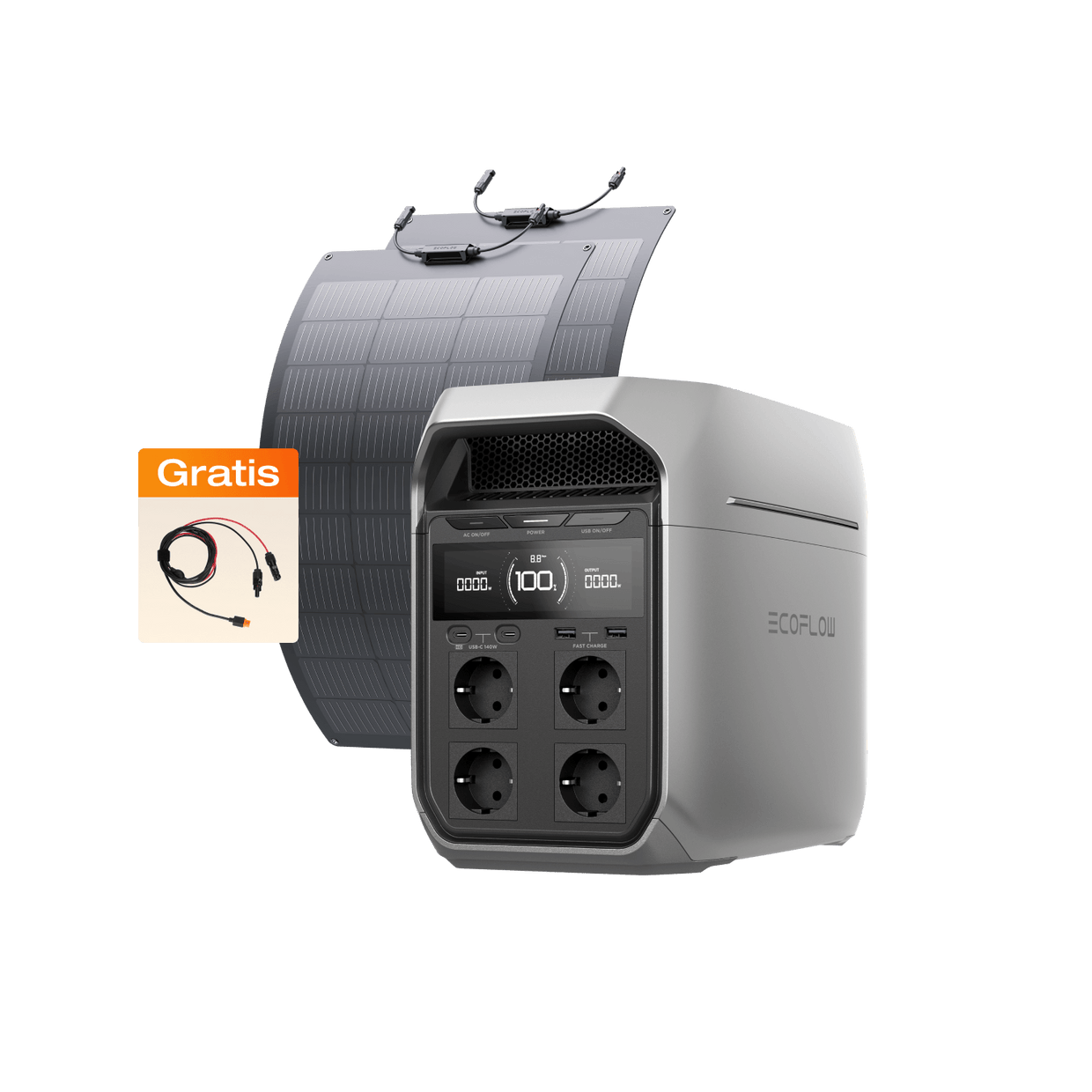 EcoFlow DELTA 3 Classic (1 024 Wh) Tragbare Powerstation