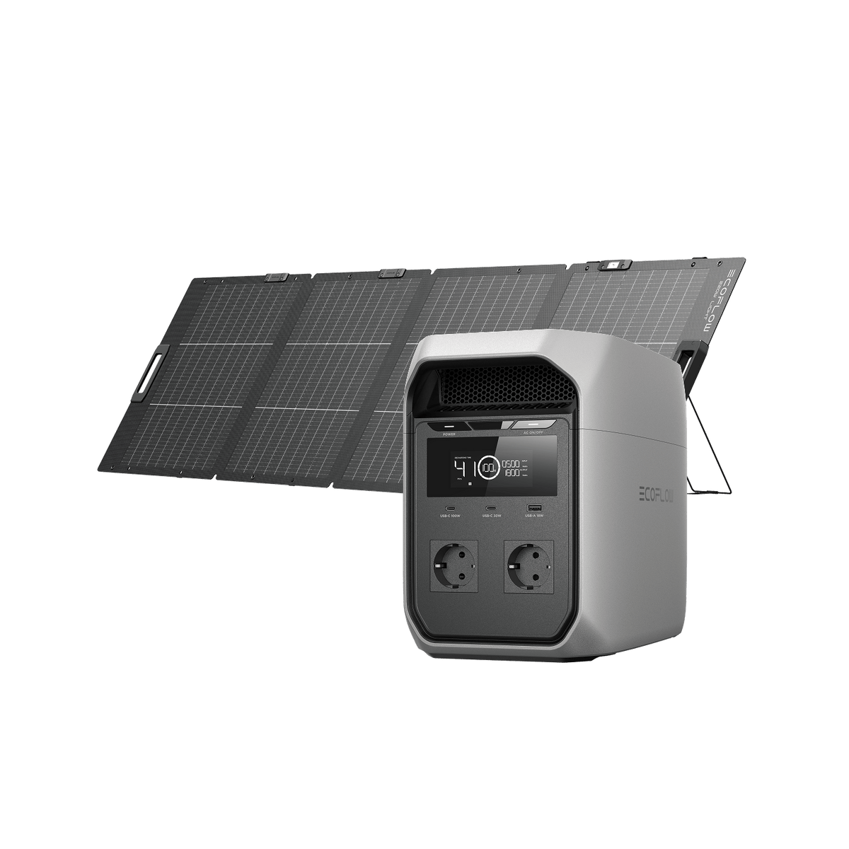 DELTA 3 Classic + 220W Leichtes Tragbares Solarpanel