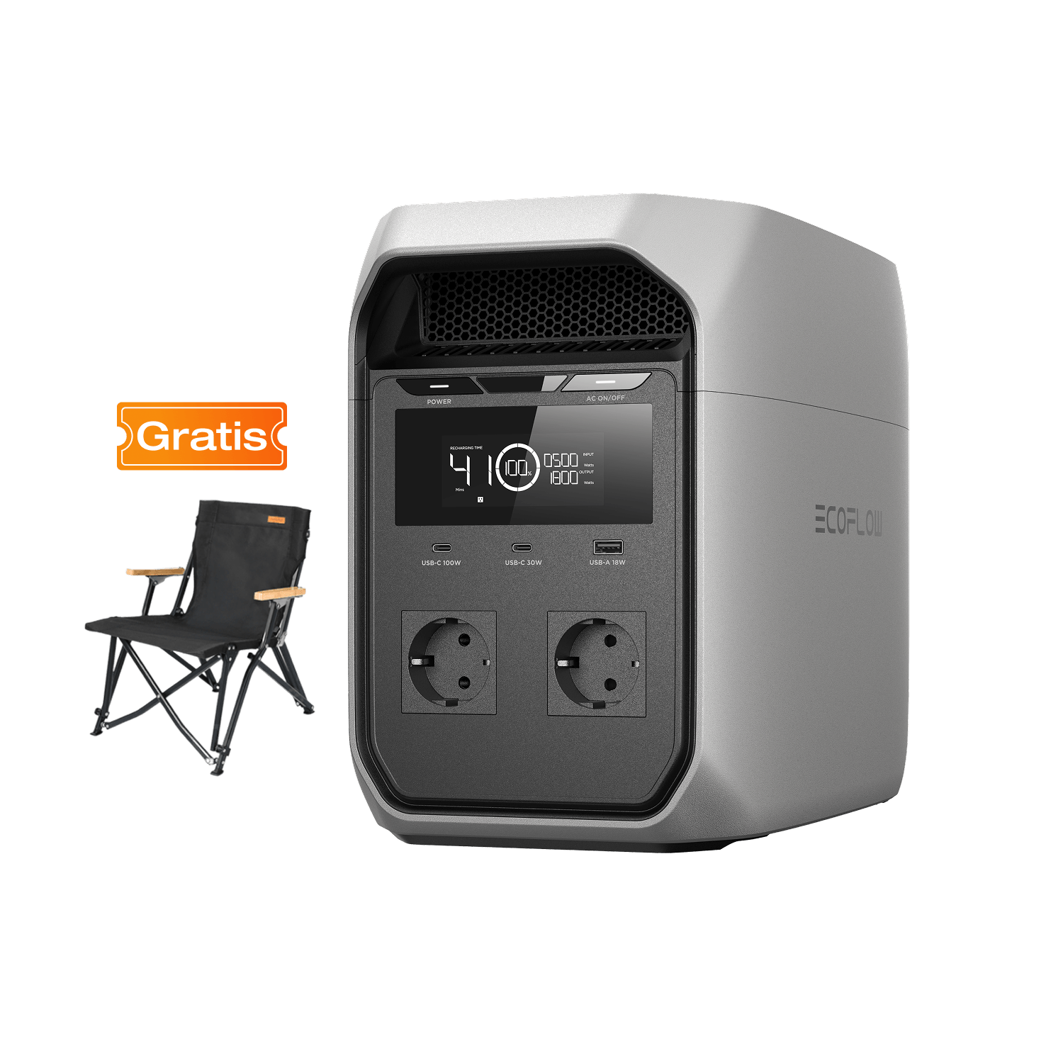 EcoFlow DELTA 3 Classic (1 024 Wh) Tragbare Powerstation
