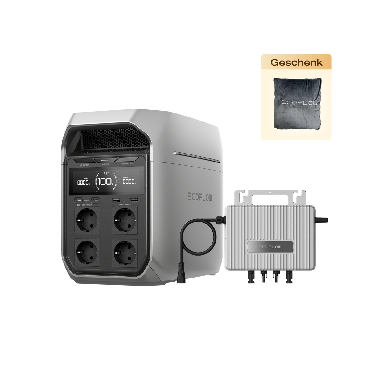 EcoFlow DELTA 3 Serie Tragbare Powerstation