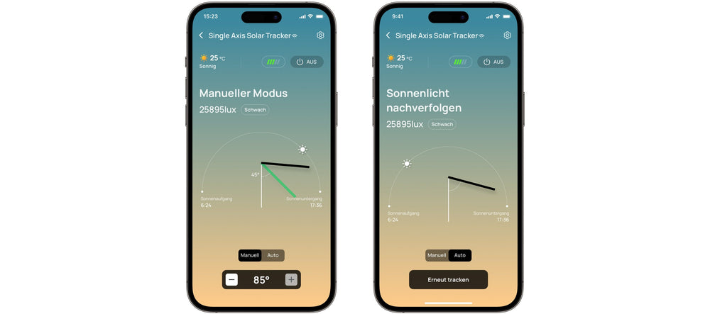 EcoFlow Solar Tracker für Balkonkraftwerk mit App Steuerung am Smartphone