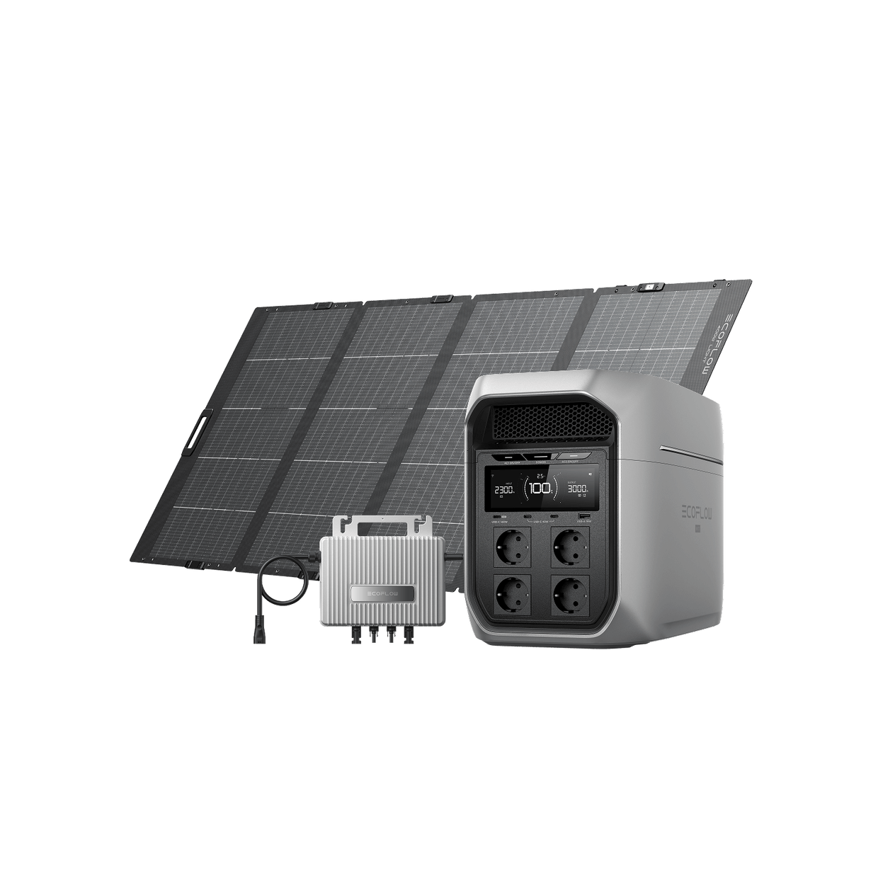 EcoFlow DELTA 3 Max Serie (2 048 Wh) Tragbare Powerstation