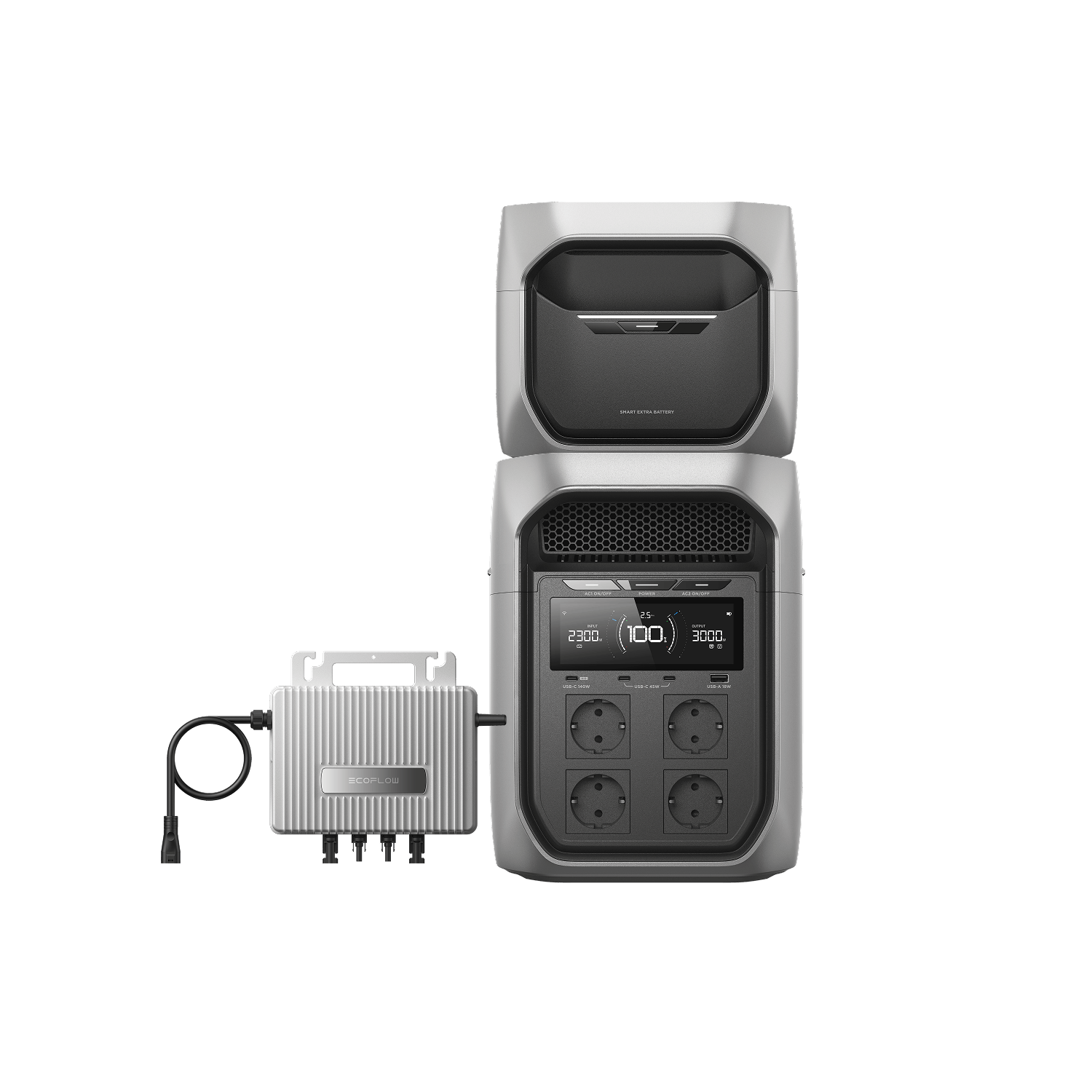 EcoFlow DELTA 3 Max Serie Tragbare Powerstation (2048Wh)