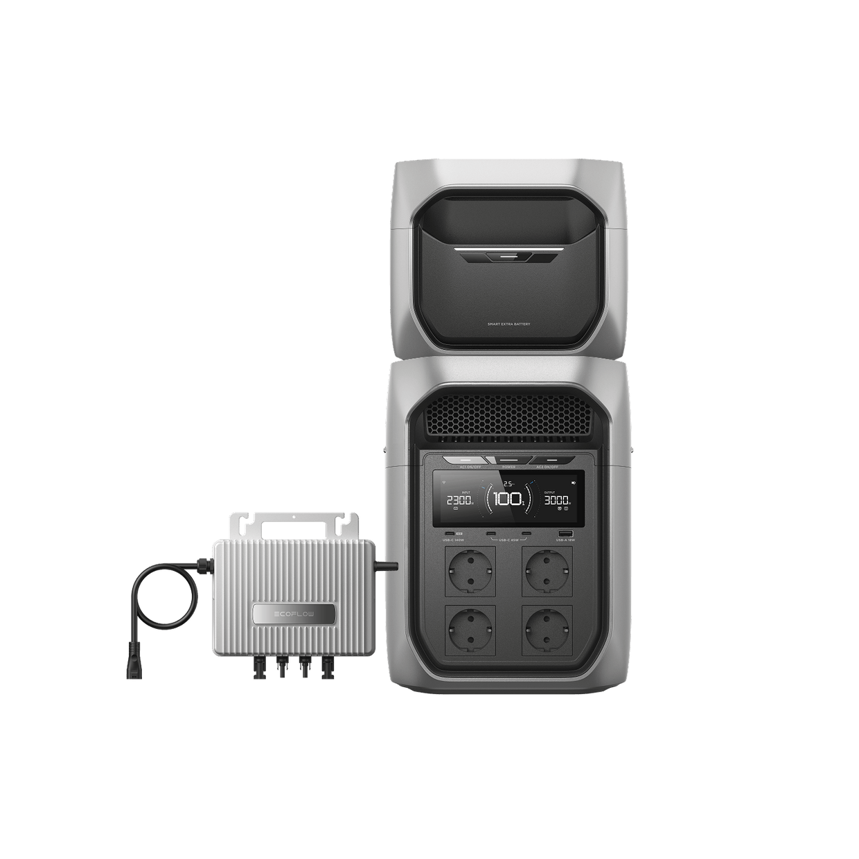 EcoFlow DELTA 3 Max Serie (2 048 Wh) Tragbare Powerstation