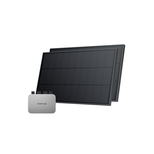 EcoFlow PowerStream Balkonkraftwerk 800W - 400W Starres Solarpanel