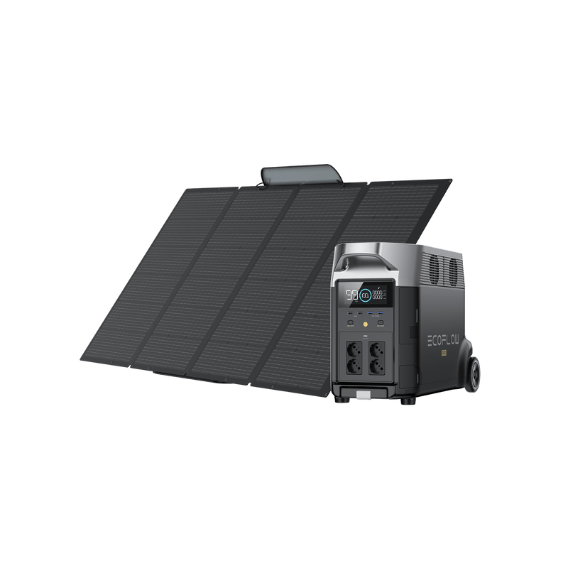 Laden Sie das Bild in Galerie -Viewer, {Copy of Copy of EcoFlow DELTA Pro + 400W Tragbares Solarpanel DELTA Pro / 1 x 400W Tragbares Solarpanel / 0 % MwSt.
