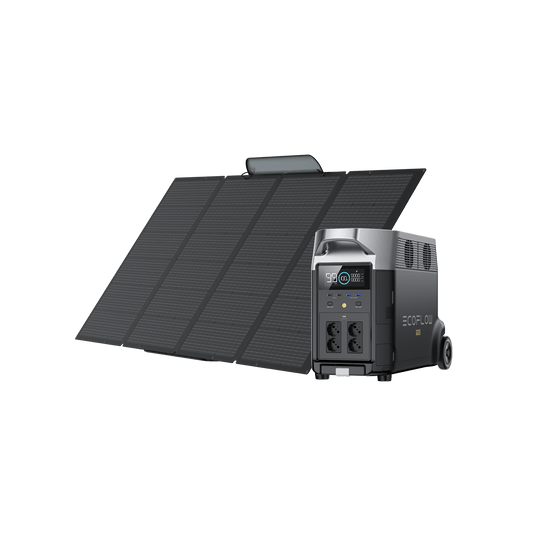 Copy of Copy of EcoFlow DELTA Pro + 400W Tragbares Solarpanel DELTA Pro / 1 x 400W Tragbares Solarpanel / 0 % MwSt.