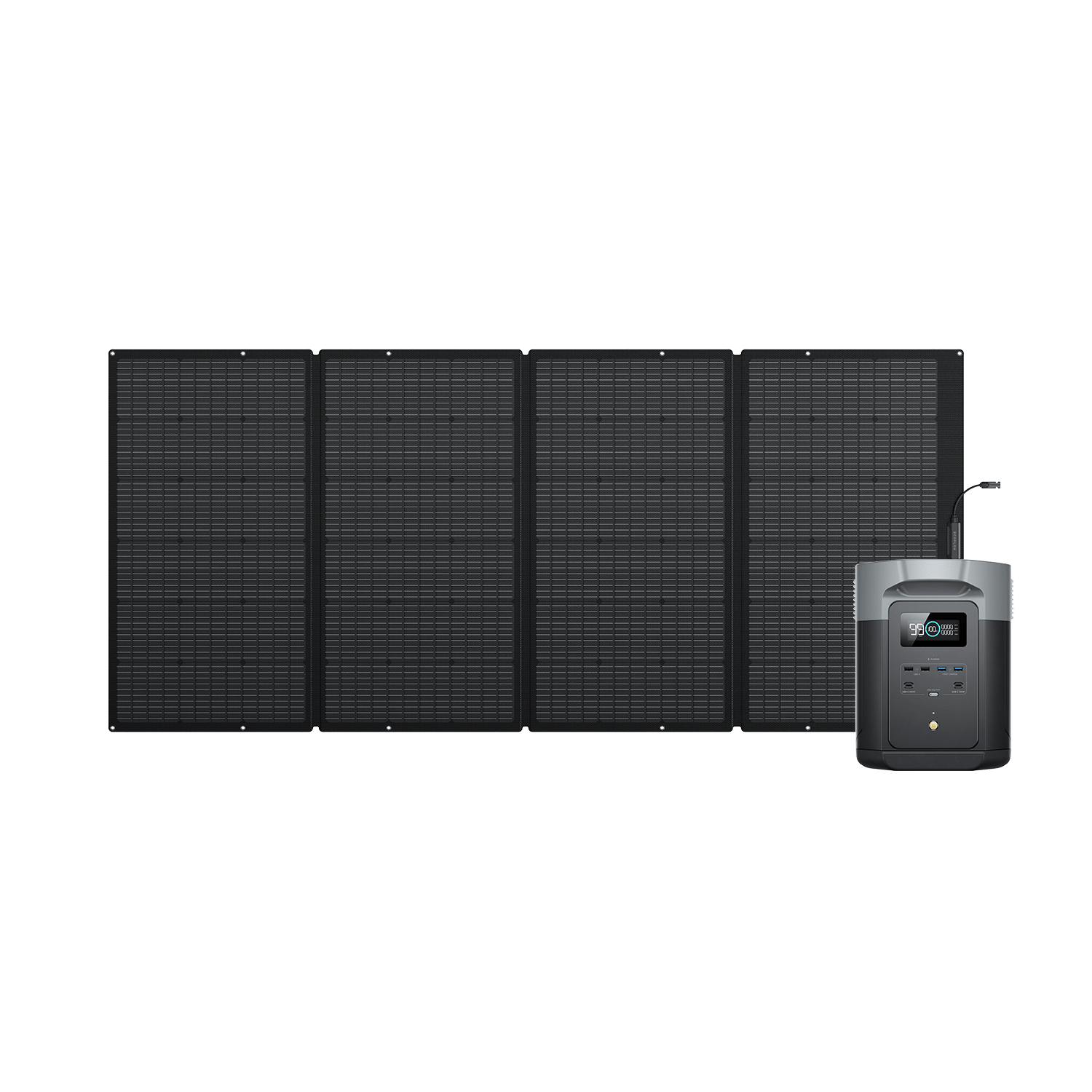 Copy of EcoFlow DELTA 2 Max + 400W Tragbares Solarpanel DELTA 2 Max + 400W Tragbares Solarpanel x 1 / 0 % MwSt. (Nur Deutschland)