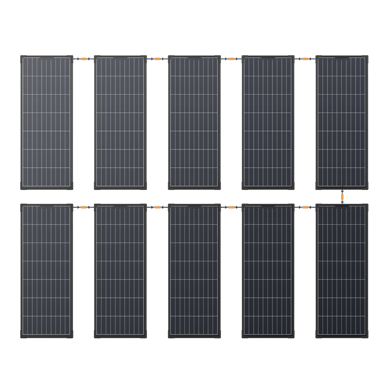 EcoFlow 130W RVMax Starres Solarpanel